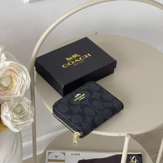 Гаманець Coach mini чорний