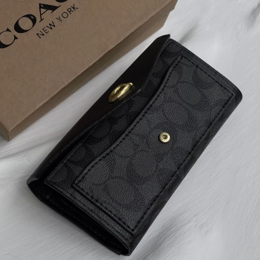 Гаманець Coach візитниця великий чорний