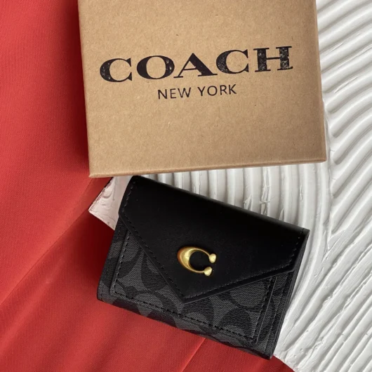 Гаманець Coach маленький чорний