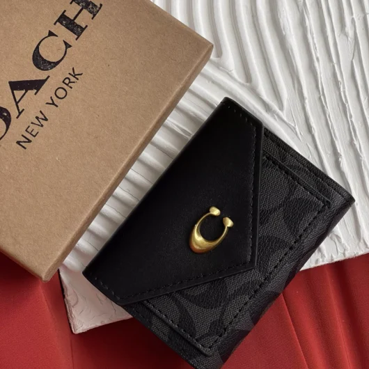 Гаманець Coach маленький чорний