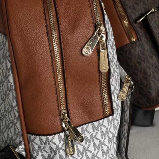 Рюкзак  Michael Kors Kenly Medium Adina біло-коричневий