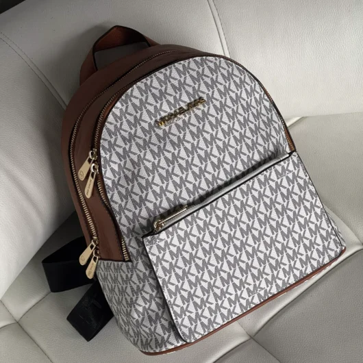 Рюкзак  Michael Kors Kenly Medium Adina біло-коричневий