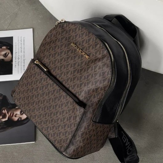 Рюкзак  Michael Kors Kenly Medium Adina коричнево-чорний