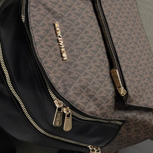 Рюкзак  Michael Kors Kenly Medium Adina коричнево-чорний
