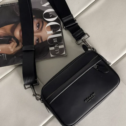 Сумка чоловіча COACH GRAHAM CROSSBODY чорний класичний