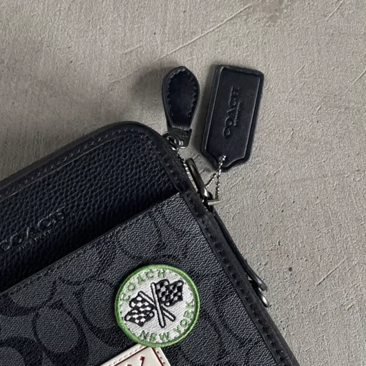 Сумка чоловіча COACH Sullivan Crossbody In Signature Canvas With Patches чорний
