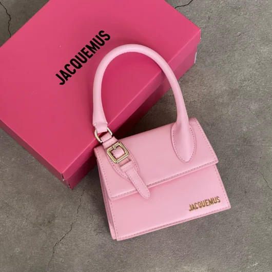 Сумка Jacquemus Le Chiquito Moyen Boucle Premium рожевий