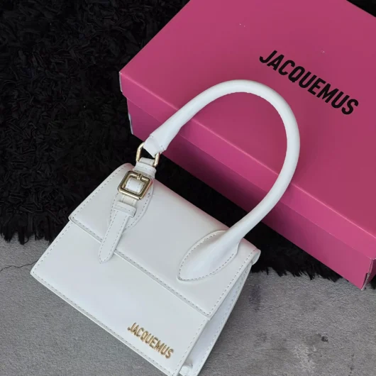 Сумка Jacquemus Le Chiquito Moyen Boucle Premium білий