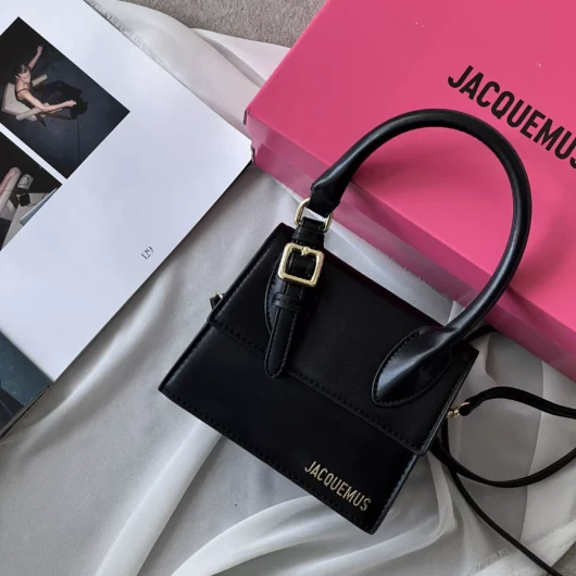Сумка Jacquemus Le Chiquito Moyen Boucle Premium чорний