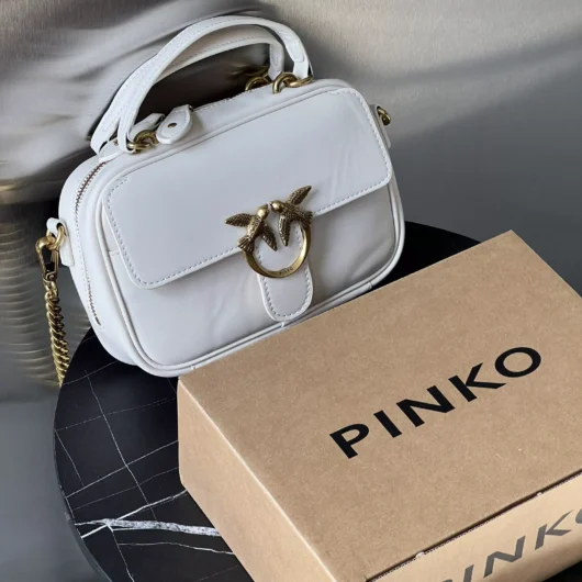 Сумка Pinko Love Mini Square Simply кремовий