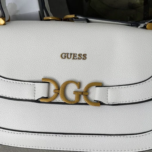 Сумка Guess через плече LUX білий