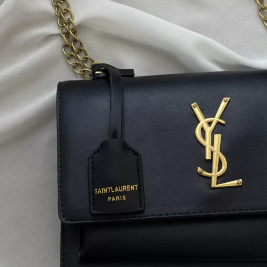 Жіноча сумочка Saint Laurent Sunset Medium чорний