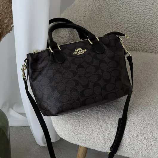 Сумка Coach Georgia Satchel Bag коричневий
