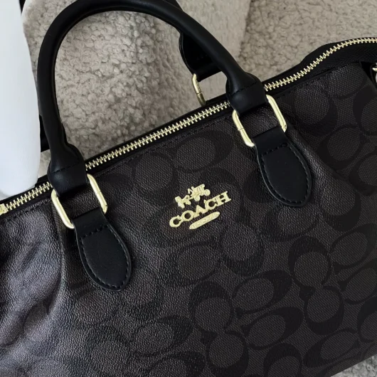 Сумка Coach Georgia Satchel Bag коричневий