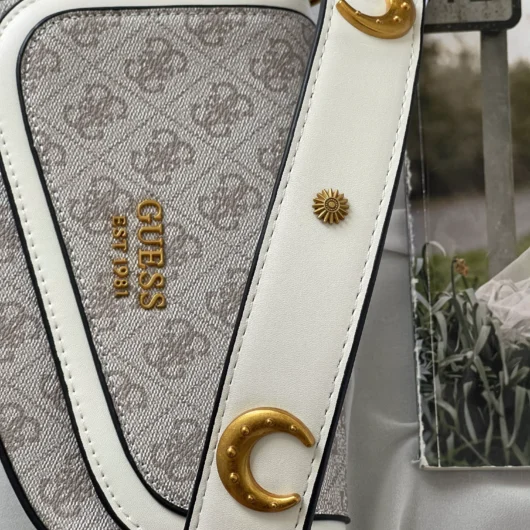 Сумка Guess dream сідло пудровий