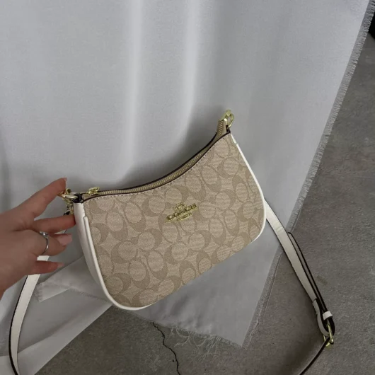 Сумка Coach Bolso de hombro Teri молочний