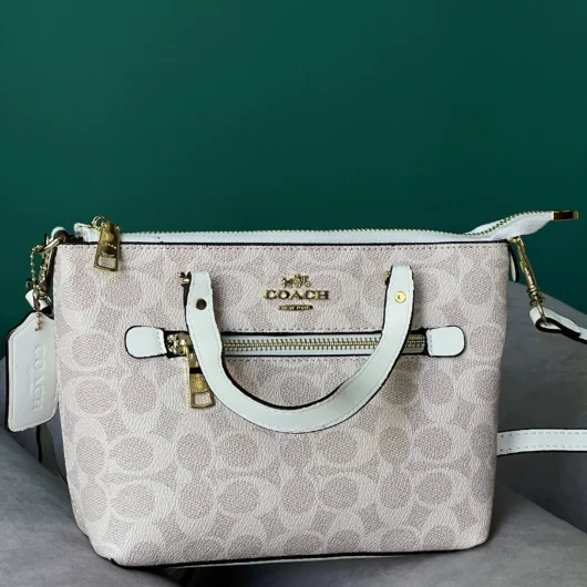 Сумка COACH Mini Gallery Crossbody білий