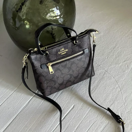 Сумка COACH Mini Gallery Crossbody коричневий