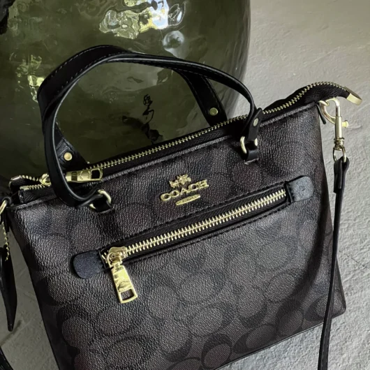 Сумка COACH Mini Gallery Crossbody коричневий