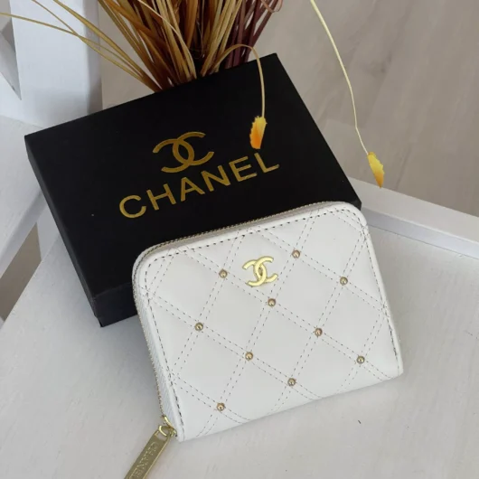Гаманець Chanel mini білий