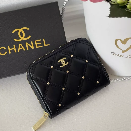 Гаманець Chanel mini чорний