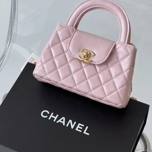 Сумка Chanel Kelly Bag пудровий (Premium)