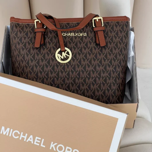 Сумка жіноча Michael Kors Jet Set Travel Extra-Small Top-zip Tote коричневий