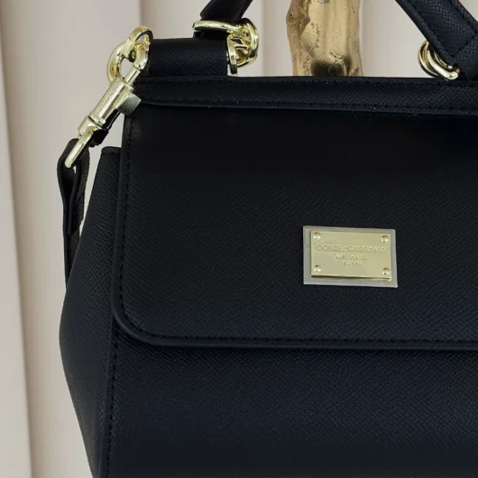 Сумка Dolce&Gabbana Sicily 18cm — Premium чорний