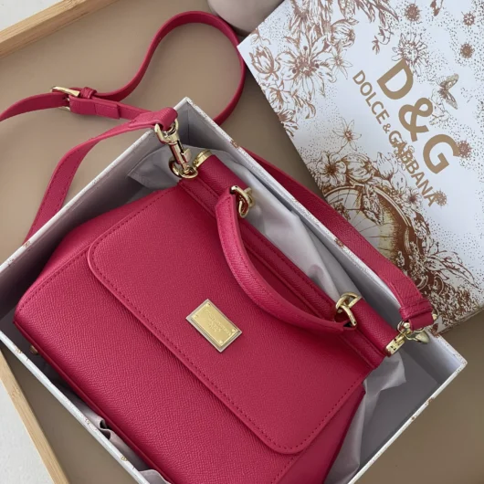 Сумка Dolce&Gabbana Sicily 21cm — Premium фуксія