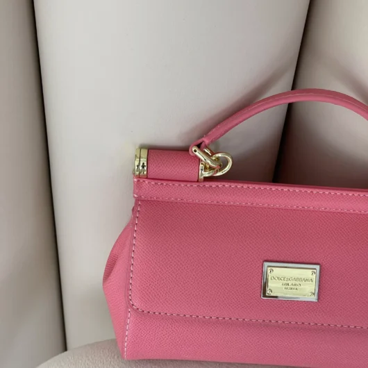 Сумка Dolce&Gabbana Sicily 19cm — Premium рожевий