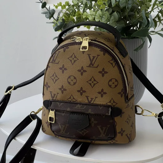 Рюкзак Louis Vuitton  Palm Springs Mini коричневий монограм