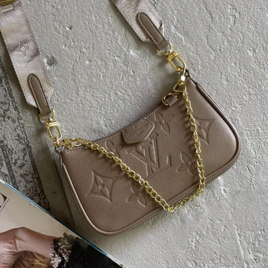 Сумка Louis Vuitton Bolsa Easy Pouch On Strap бежевий
