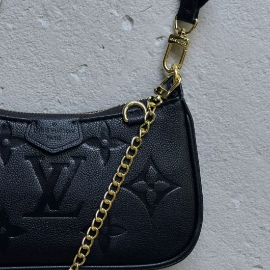 Сумка Louis Vuitton Bolsa Easy Pouch On Strap чорний