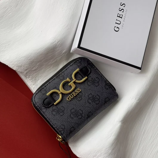 Гаманець Guess Dagan 4G logo чорний