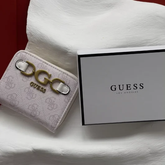 Гаманець Guess Dagan 4G logo пудровий