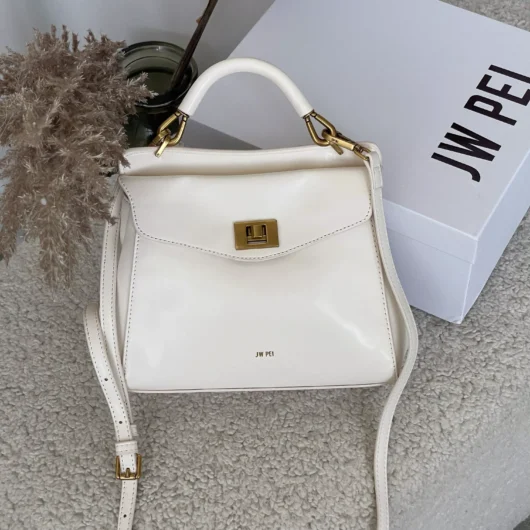 Сумка JW PEI LUCIA CLASSIC — PREMIUM молочний