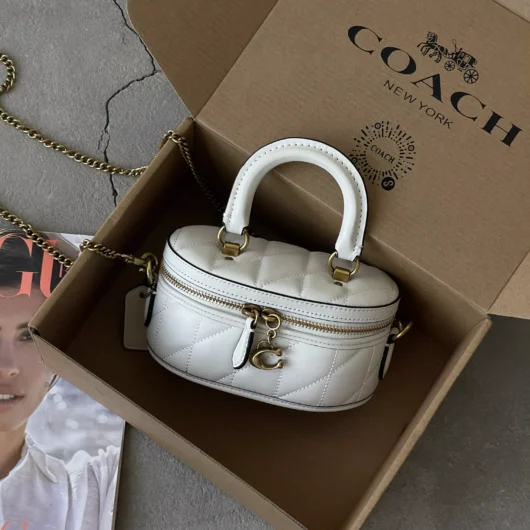 Сумка Coach Trail Crossbody 17 білий