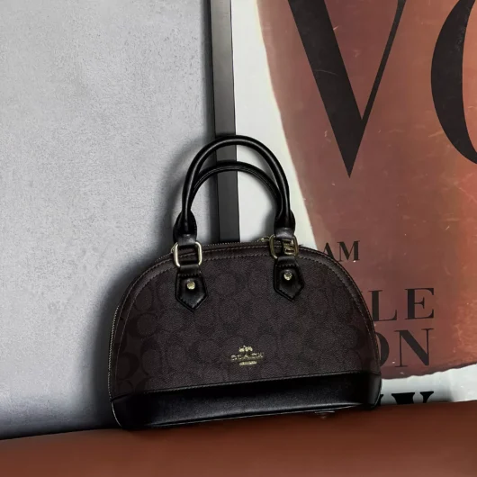 Сумка Coach Mini Sierra Satchel коричневий