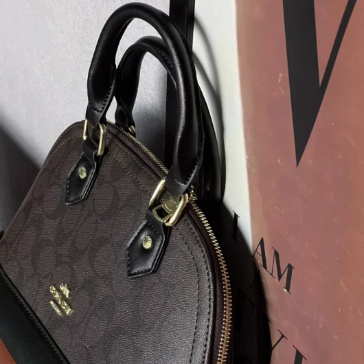 Сумка Coach Mini Sierra Satchel коричневий