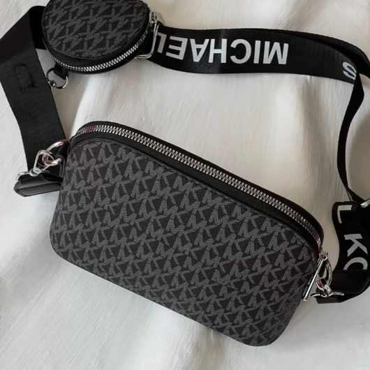 Сумка Michael Kors крос боді через плече 2в1 чорний
