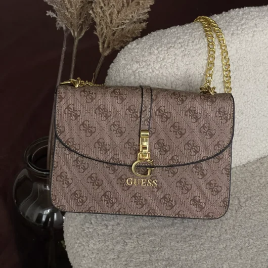 Сумка Guess G James Logo бежевий