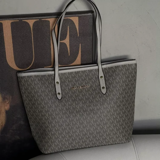 Сумка Michael Kors шопер сірий