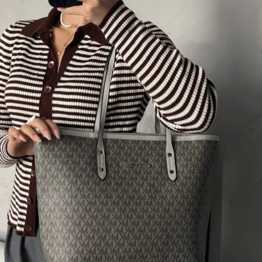 Сумка Michael Kors шопер сірий
