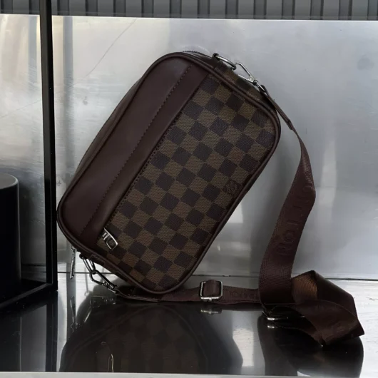 Чоловіча сумка кросс боді Graham Crossbody Louis Vuitton коричневий в клітку