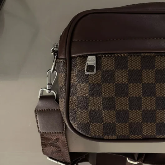 Чоловіча сумка кросс боді Graham Crossbody Louis Vuitton коричневий в клітку