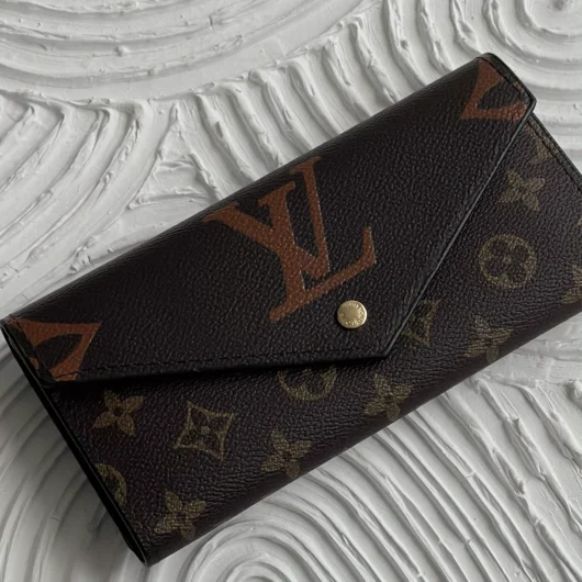 Гаманець Louis Vuitton подвійний чорний+-коричневий монограм