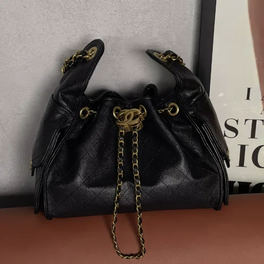 Сумка жіноча Chanel 25 Small Handbag чорний