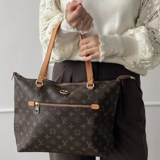 Жіночій шопер Louis Vuitton коричневий