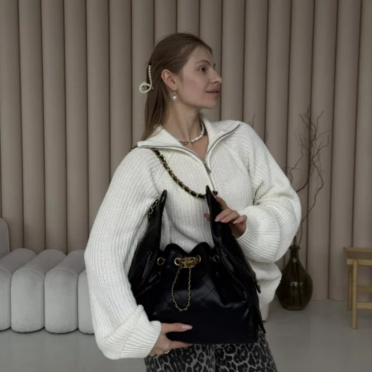Сумка жіноча Chanel 33 Medium Handbag чорний