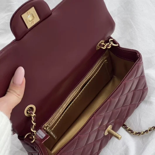 Сумка жіноча Classic 1.55 Small Single Flap бордовий